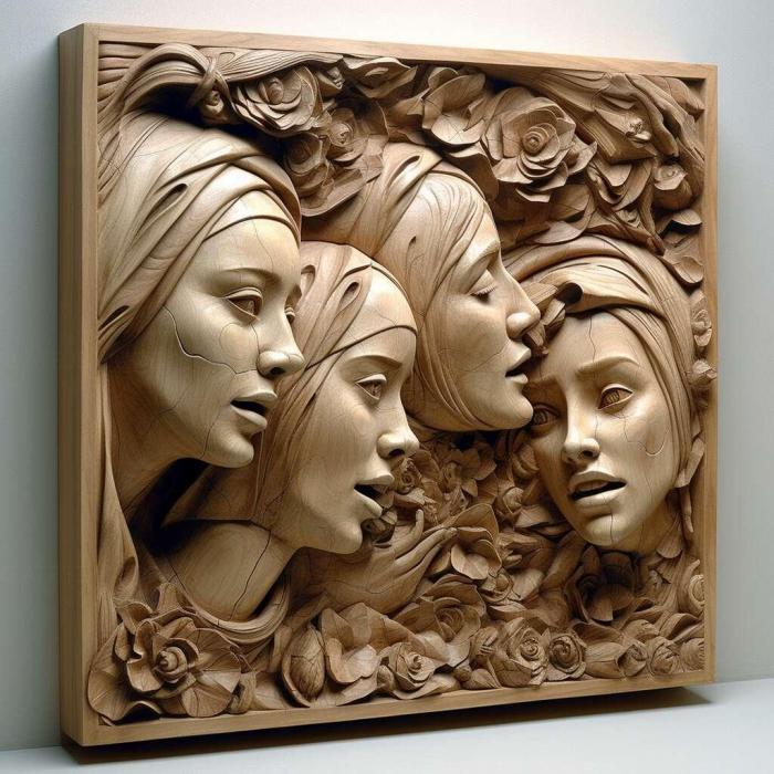 نموذج ثلاثي الأبعاد لآلة CNC 3D Art 